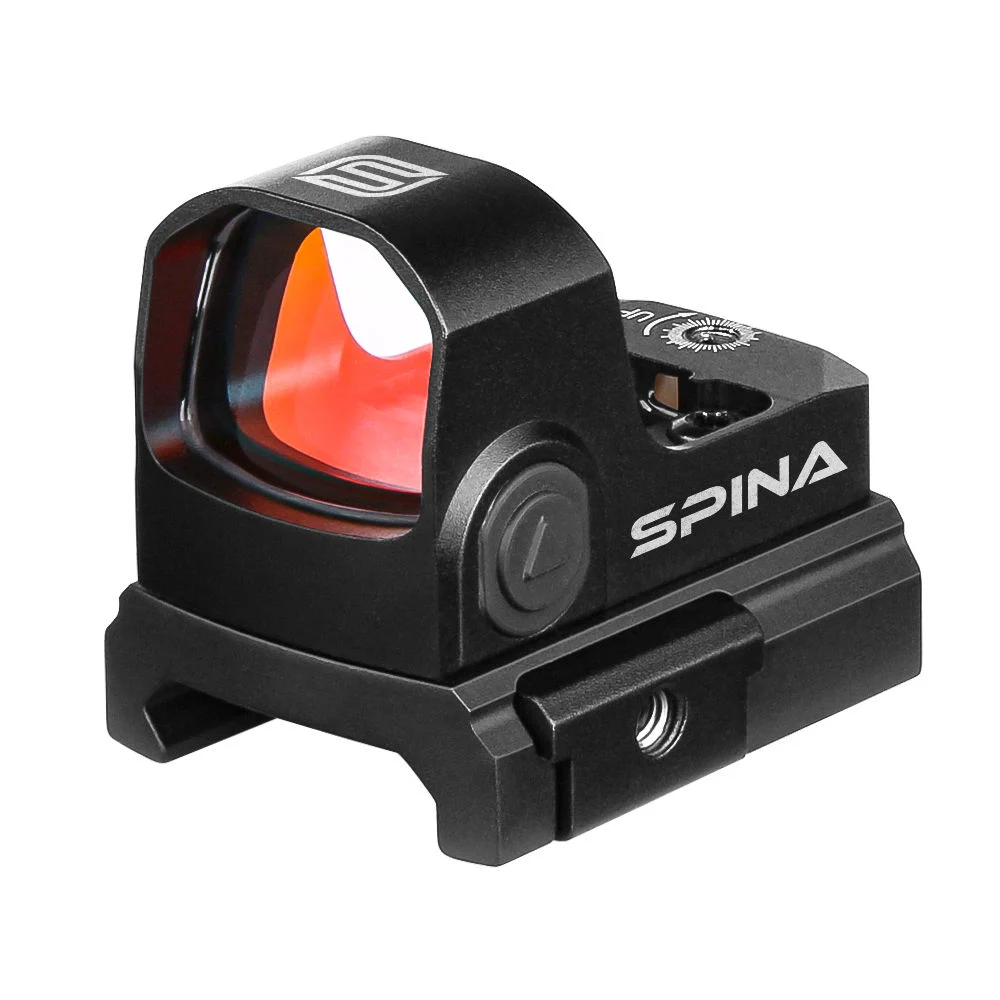 Spina Optics Tactical Mini Low Profile Red DOT Sight Scope Reflex Sight