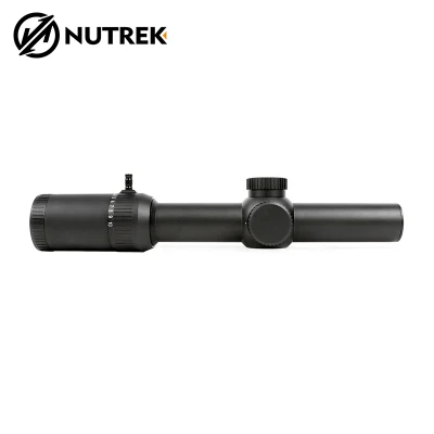 Nutrek Optics 1-10X24 SFP Ffp Fiber Reinforced Waterproof Hunting Gun Riflescope Red DOT Scope