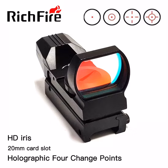 Richfire 4 Reticle Reflex Sight 11mm 20mm Red Green DOT