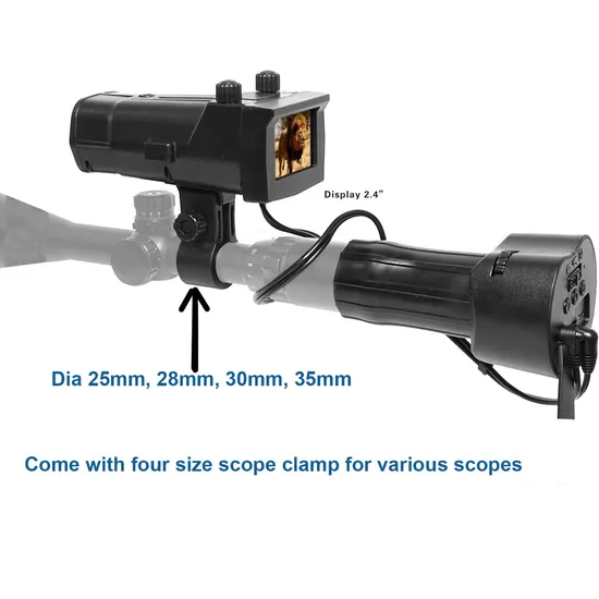 Bestguarder Wg90 WiFi OEM ODM Hunting Night Vision Riflescope with Display 2.4 Screen or Plus 4.3 Screen (WG90)